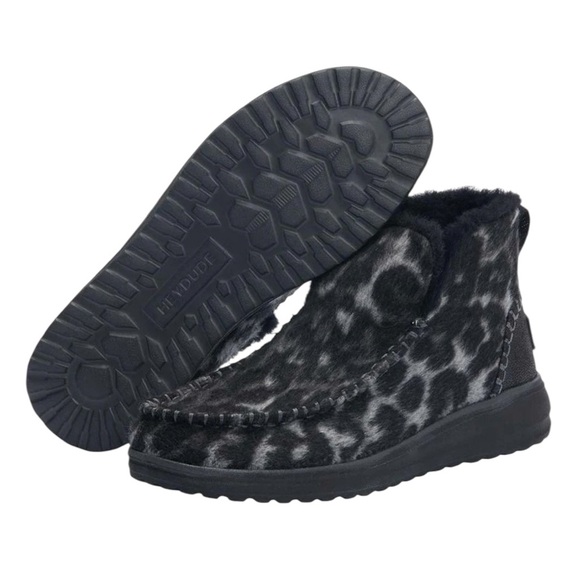 NEW Hey Dude Women’s Denny Marble Gray High Top Comfort Shoe Boots Size 7 - Picture 11 of 13